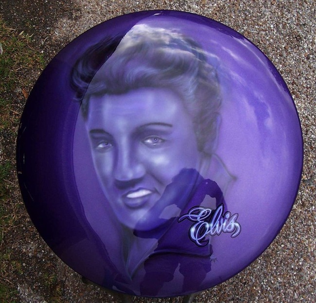 Airbrush Blue Elvis