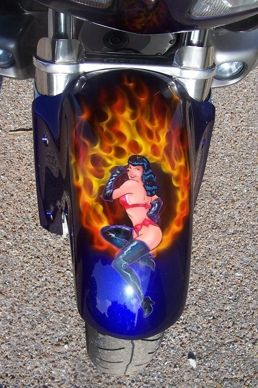 airbrush motorcycle art